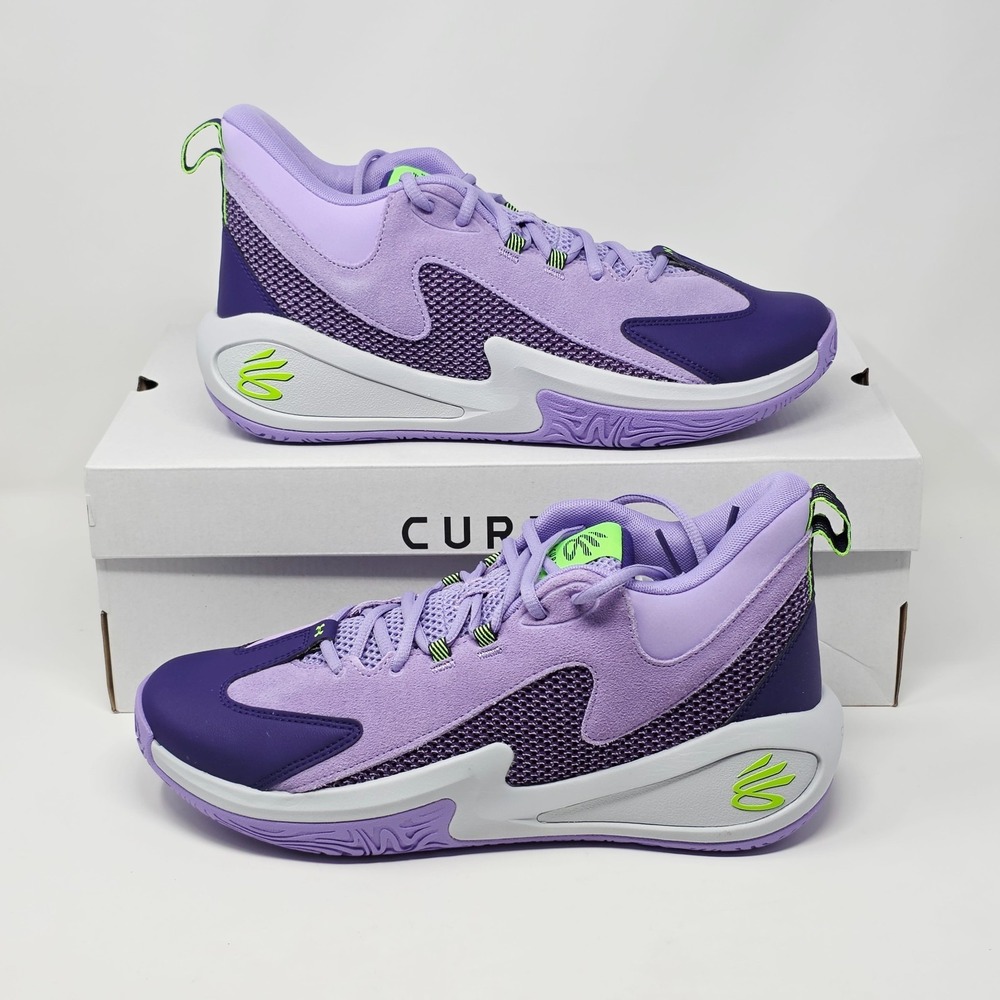 Under Armour Curry 3Z 25 SDE Basketball Shoes Violet/Purple Mens Size 12 Sneaker